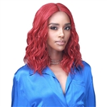 Glamourtress, wigs, weaves, braids, half wigs, full cap, hair, lace front, hair extension, nicki minaj style, Brazilian hair, crochet, wig tape, remy hair, Lace Front Wigs,Bobbi Boss Synthetic Hair HD Lace Front Wig - MLF723 BOLANLE