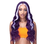 Glamourtress, wigs, weaves, braids, half wigs, full cap, hair, lace front, hair extension, nicki minaj style, Brazilian hair, crochet, hairdo, wig tape, remy hair, Lace Front Wigs, Bobbi Boss Soft Volume Synthetic HD Lace Wig - MLF731 KALLIE