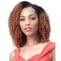 Glamourtress, wigs, weaves, braids, half wigs, full cap, hair, lace front, hair extension, nicki minaj style, Brazilian hair, crochet, hairdo, wig tape, remy hair, Bobbi Boss Miss Origin Synthetic Clip On 7PCS - BOHEMIAN CURL 8