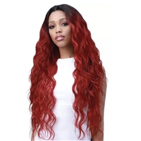 Glamourtress, wigs, weaves, braids, half wigs, full cap, hair, lace front, hair extension, nicki minaj style, Brazilian hair, crochet, hairdo, wig tape, remy hair, Lace Front Wigs, Bobbi Boss Human Hair Blend 13X6 Frontal Lace Wig - MOGLWBO32 BODY WAVE 32