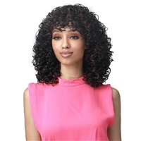 Glamourtress, wigs, weaves, braids, half wigs, full cap, hair, lace front, hair extension, nicki minaj style, Brazilian hair, crochet, hairdo, wig tape, remy hair, Lace Front Wigs, Remy Hair, Bobbi Boss Synthetic Hair Wig - M568 KINZIE