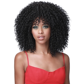 Glamourtress, wigs, weaves, braids, half wigs, full cap, hair, lace front, hair extension, nicki minaj style, Brazilian hair, crochet, hairdo, wig tape, remy hair, Lace Front Wigs, Remy Hair, Bobbi Boss Human Hair Blend Miss Origin Wig - MOG006 TINA