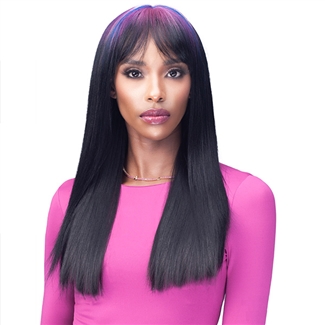 Glamourtress, wigs, weaves, braids, half wigs, full cap, hair, lace front, hair extension, nicki minaj style, Brazilian hair, crochet, wig tape, remy hair, Lace Front Wigs,Bobbi Boss Premium Synthetic Hair 4 inch Realistic Lace Part Wig - MLP24 RONNIE