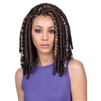 Glamourtress, wigs, weaves, braids, half wigs, full cap, hair, lace front, hair extension, nicki minaj style, Brazilian hair, crochet, hairdo, wig tape, remy hair, Lace Front Wigs, Bobbi Boss Synthetic African Roots Braid Collection Crochet BAE LOCS SILVE