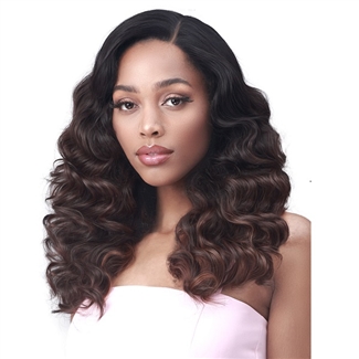 Glamourtress, wigs, weaves, braids, half wigs, full cap, hair, lace front, hair extension, nicki minaj style, Brazilian hair, crochet, hairdo, wig tape, remy hair, Bobbi Boss Synthetic Hair 13x7 HD Frontal Lace Wig - MLF475 ZUELIA