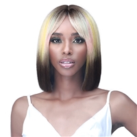 Glamourtress, wigs, weaves, braids, half wigs, full cap, hair, lace front, hair extension, nicki minaj style, Brazilian hair, crochet, hairdo, wig tape, remy hair, Bobbi Boss Premium Synthetic 4" Realistic Lace Part Wig - MLP23 LYNX