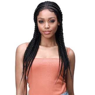 Glamourtress, wigs, weaves, braids, half wigs, full cap, hair, lace front, hair extension, nicki minaj style, Brazilian hair, crochet, hairdo, wig tape, remy hair, Lace Front Wigs, Bobbi Boss Premium Synthetic 13x7" Lace Front Wig - MLF514 LARISSA