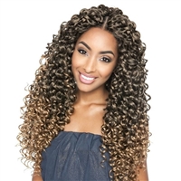 Glamourtress, wigs, weaves, braids, half wigs, full cap, hair, lace front, hair extension, nicki minaj style, Brazilian hair, crochet, hairdo, wig tape, remy hair, Lace Front Wigs, Mane Concept Afri Naptural Caribbean Crochet Braid CB28 - DEEP TWIST 18"