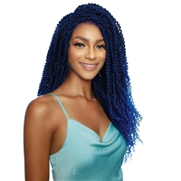Glamourtress, wigs, weaves, braids, half wigs, full cap, hair, lace front, hair extension, nicki minaj style, Brazilian hair, crochet, hairdo, wig tape, Mane Concept Synthetic Red Carpet Inspire Braid Lace Front Wig - RCIB211 SPRING PASSION TWIST 22