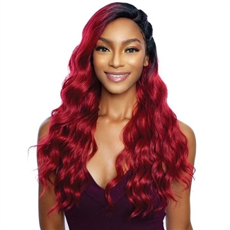 Glamourtress, wigs, weaves, braids, half wigs, full cap, hair, lace front, hair extension, nicki minaj style, Brazilian hair, crochet, hairdo, wig tape, remy hair, Mane Concept Red Carpet 3 Way Part Cornrow Braid Lace Front Wig - RCCR202 DOUBLE SIDE