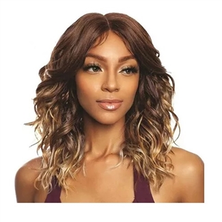 Glamourtress, wigs, weaves, braids, half wigs, full cap, hair, lace front, hair extension, nicki minaj style, Brazilian hair, crochet, hairdo, wig tape, remy hair, Lace Front Wigs, Mane Concept Synthetic Red Carpet HD Lace Front Wig - RCHD203 HEENA