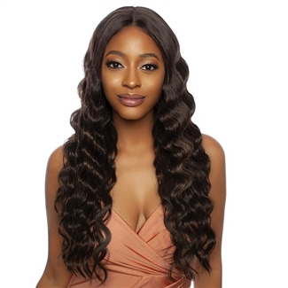 Glamourtress, wigs, weaves, braids, half wigs, full cap, hair, lace front, hair extension, nicki minaj style, Brazilian hair, crochet, hairdo, wig tape, Mane Concept Synthetic Red Carpet 4" Deep Part HD Everyday Lace Front Wig - RCEV209 HOLIDAY