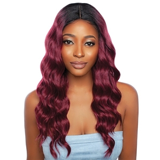 Glamourtress, wigs, weaves, braids, half wigs, full cap, hair, lace front, hair extension, nicki minaj style, Brazilian hair, crochet, hairdo, wig tape, remy hair, Mane Concept Synthetic Red Carpet 4" Trinity HD Lace Front Wig - RCTR202 DINAH