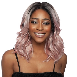 Glamourtress, wigs, weaves, braids, half wigs, full cap, hair, lace front, hair extension, nicki minaj style, Brazilian hair, crochet, hairdo, wig tape, remy hair, Mane Concept Synthetic Red Carpet Secret Plucked HD Lace Front Wig - RCSP205 NILLA