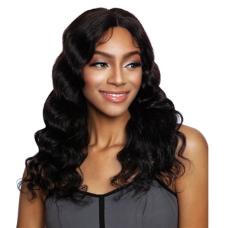 Glamourtress, wigs, weaves, braids, half wigs, full cap, hair, lace front, hair extension, nicki minaj style, Brazilian hair, crochet, hairdo, Mane Concept Trill 100% Unprocessed Human Hair 11A HD Rotate Part Lace Front Wig - TRMR204 BODY WAVE 20