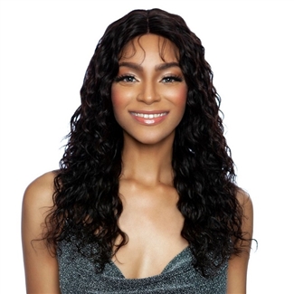 Glamourtress, wigs, weaves, braids, half wigs, full cap, hair, lace front, hair extension, nicki minaj style, Brazilian hair, crochet, hairdo, Mane Concept Trill 100% Unprocessed Human Hair 11A HD Rotate Part Lace Front Wig - TRMR208 LOOSE DEEP 20