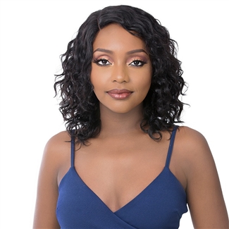 Glamourtress, wigs, weaves, braids, half wigs, full cap, hair, lace front, hair extension, nicki minaj style, Brazilian hair, crochet, hairdo, wig tape, remy hair, Lace Front Wigs, It's A Wig 100% Human Hair Wig - HH T PART DRISSA