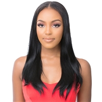 Glamourtress, wigs, weaves, braids, half wigs, full cap, hair, lace front, hair extension, nicki minaj style, Brazilian hair, crochet, hairdo, wig tape, remy hair, Lace Front Wigs, It's A Wig 100% Human Hair Wig - HH U PART STRAIGHT