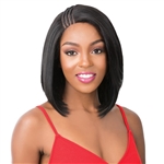 Glamourtress, wigs, weaves, braids, half wigs, full cap, hair, lace front, hair extension, nicki minaj style, Brazilian hair, crochet, hairdo, wig tape, remy hair, Lace Front Wigs, It's A Wig Synthetic T-Braided Part Lace Front Wig - MALIBU