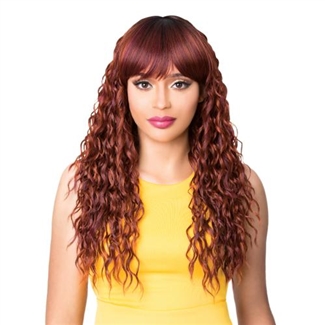 Glamourtress, wigs, weaves, braids, half wigs, full cap, hair, lace front, hair extension, nicki minaj style, Brazilian hair, crochet, hairdo, wig tape, remy hair, Lace Front Wigs, It's a Wig! Synthetic Wig - Q ARIEL - CLEARANCE