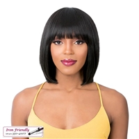 Glamourtress, wigs, weaves, braids, half wigs, full cap, hair, lace front, hair extension, nicki minaj style, Brazilian hair, crochet, hairdo, wig tape, remy hair, Lace Front Wigs, It's a Wig! Synthetic Wig - Q KATIA - CLEARANCE