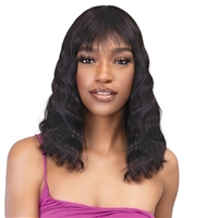 Glamourtress, wigs, weaves, braids, half wigs, full cap, hair, lace front, hair extension, nicki minaj style, Brazilian hair, crochet, hairdo, wig tape, remy hair, Lace Front Wigs, Janet Collection 100% Brazilian Virgin Remy Wig - NATURAL FREYA WIG