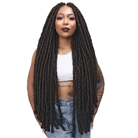 Glamourtress, wigs, weaves, braids, half wigs, full cap, hair, lace front, hair extension, nicki minaj style, Brazilian hair, crochet, hairdo, wig tape, remy hair, Janet Collection Nala Tress Crochet Braid - RIH LOCS 20