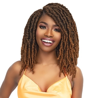 Glamourtress, wigs, weaves, braids, half wigs, full cap, hair, lace front, hair extension, nicki minaj style, Brazilian hair, crochet, hairdo, wig tape, remy hair, Janet Collection Nala Tress Crochet Braid - 2X XL BORN LOCS 12"