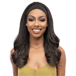 Glamourtress, wigs, weaves, braids, half wigs, full cap, hair, lace front, hair extension, nicki minaj style, Brazilian hair, crochet, hairdo, wig tape, remy hair, Janet Collection Synthetic Crescent Headband Wig - BRIO