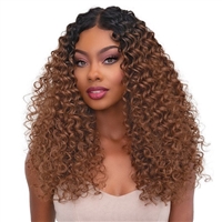 Glamourtress, wigs, weaves, braids, half wigs, full cap, hair, lace front, hair extension, nicki minaj style, Brazilian hair, crochet, hairdo, wig tape, remy hair, Janet Collection Synthetic Melt Extended Deep HD Part Lace Wig - DEE