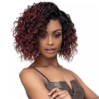 Glamourtress, wigs, weaves, braids, half wigs, full cap, hair, lace front, hair extension, nicki minaj style, Brazilian hair, crochet, hairdo, wig tape, remy hair, Janet Collection Synthetic Melt Extended Deep HD Part Lace Wig - DEJA