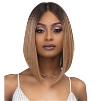 Glamourtress, wigs, weaves, braids, half wigs, full cap, hair, lace front, hair extension, nicki minaj style, Brazilian hair, crochet, hairdo, wig tape, remy hair, Janet Collection Synthetic Melt HD 13x6 Lace Frontal Wig - FLOY