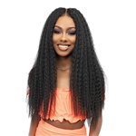 Glamourtress, wigs, weaves, braids, half wigs, full cap, hair, lace front, hair extension, nicki minaj style, Brazilian hair, crochet, hairdo, wig tape, remy hair, Janet Collection Synthetic Melt 13x6 HD Lace Frontal Wig - KINKY 28