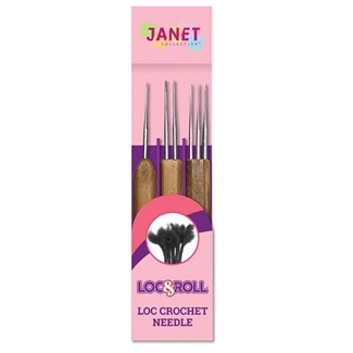 Glamourtress, wigs, weaves, braids, half wigs, full cap, hair, lace front, hair extension, nicki minaj style, Brazilian hair, crochet, hairdo, wig tape, remy hair, Lace Front Wigs, Remy Hair, Janet Collection Loc n Roll - LOC CROCHET NEEDLE SET