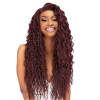 Glamourtress, wigs, weaves, braids, half wigs, full cap, hair, lace front, hair extension, nicki minaj style, Brazilian hair, crochet, hairdo, wig tape, remy hair, Janet Collection Synthetic Melt Transparent 13x6 HD Lace Frontal Wig - LYNETTE