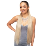 Glamourtress, wigs, weaves, braids, half wigs, full cap, hair, lace front, hair extension, nicki minaj style, Brazilian hair, crochet, hairdo, wig tape, remy hair, Lace Front Wigs, Remy Hair, Janet Collection Synthetic Everytime Noir Drawstring Ponytail -