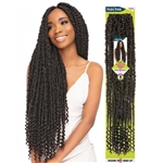 Glamourtress, wigs, weaves, braids, half wigs, full cap, hair, lace front, hair extension, nicki minaj style, Brazilian hair, crochet, hairdo, wig tape, remy hair, Janet Collection Nala Tress Crochet Braid Passion Twist Braid 28"