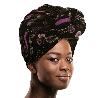 Turban for Women Pre-Tied Bonnet Beanie Cap - Animal Print