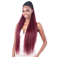 Glamourtress, wigs, weaves, braids, half wigs, full cap, hair, lace front, hair extension, nicki minaj style, Brazilian hair, crochet, hairdo, wig tape, remy hair, Lace Front Wigs, Remy Hair, ModelModel Gardenia Straight Ponytail 36"