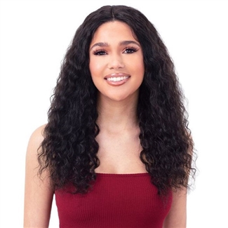 Glamourtress, wigs, weaves, braids, half wigs, full cap, hair, lace front, hair extension, nicki minaj style, Brazilian hair, crochet, hairdo, wig tape, remy hair, Lace Front Wigs, Model Model Haute 100% Human HD Lace Front Wig - DEEP WAVE 20