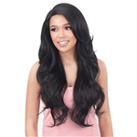 Glamourtress, wigs, weaves, braids, half wigs, full cap, hair, lace front, hair extension, nicki minaj style, Brazilian hair, crochet, hairdo, wig tape, remy hair, Lace Front Wigs, Remy Hair, Model Model Synthetic Klio HD Lace Wig - HD-ADRINA