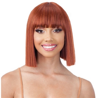 Glamourtress, wigs, weaves, braids, half wigs, full cap, hair, lace front, hair extension, nicki minaj style, Brazilian hair, crochet, hairdo, wig tape, remy hair, Lace Front Wigs, Model Model Synthetic Mint Wig M-03