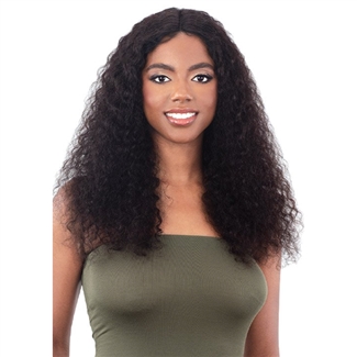 Glamourtress, wigs, weaves, braids, half wigs, full cap, hair, lace front, hair extension, nicki minaj style, Brazilian hair, crochet, hairdo, wig tape, Model Model Nude Fresh Human Hair Wet N Wavy HD Lace Wig - DEEP WAVE 24