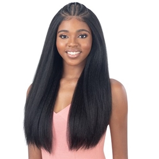 Glamourtress, wigs, weaves, braids, half wigs, full cap, hair, lace front, hair extension, nicki minaj style, Brazilian hair, crochet, hairdo, wig tape, remy hair, Lace Front Wigs, Remy Hair, Model Model Synthetic Styled Braid 13x6 Lace Wig - CHAYLYN