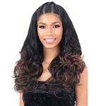 Glamourtress, wigs, weaves, braids, half wigs, full cap, hair, lace front, hair extension, nicki minaj style, Brazilian hair, crochet, hairdo, wig tape, remy hair, Lace Front Wigs, Remy Hair, Model Model Synthetic Styled Braid HD 13x6 Lace Wig - MIA