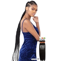 Glamourtress, wigs, weaves, braids, half wigs, full cap, hair, lace front, hair extension, nicki minaj style, Brazilian hair, crochet, hairdo, wig tape, remy hair, Lace Front Wigs, Model Model Pre-Stretched Synthetic Braid - 3X EVERCLEAR 52