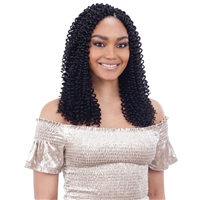 Glamourtress, wigs, weaves, braids, half wigs, full cap, hair, lace front, hair extension, nicki minaj style, Brazilian hair, crochet, hairdo, wig tape, remy hair, Lace Front Wigs, Model Model Synthetic Glance Braid - NEW WATER WAVE 12