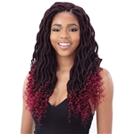 Glamourtress, wigs, weaves, braids, half wigs, full cap, hair, lace front, hair extension, nicki minaj style, Brazilian hair, crochet, hairdo, wig tape, remy hair, Lace Front Wigs, Model Model Synthetic Glance Braid - 3X WAVY MONTEGO GORGEOUS LOC 16"