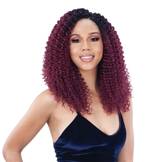 Glamourtress, wigs, weaves, braids, half wigs, full cap, hair, lace front, hair extension, nicki minaj style, Brazilian hair, crochet, hairdo, wig tape, remy hair, Lace Front Wigs, Model Model Glance 3X Pre-Stretched Synthetic Braid - WATER WAVE 14