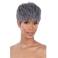 Glamourtress, wigs, weaves, braids, half wigs, full cap, hair, lace front, hair extension, nicki minaj style, Brazilian hair, crochet, hairdo, wig tape, remy hair, Lace Front Wigs, Remy Hair, Human Hair, Model Model Synthetic Sterling Queen Wig - SQ-02